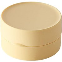 Cyslmuk - 1 Pcs Small Yellow Travel Soap Dish, Strong Waterproof Soap Holder for Hiking, Showers, Bathrooms, Schools and Gyms