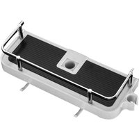 1 Shower shelf, adjustable wall-mounted storage basket, rust-resistant metal, 270 mm x 116 mm x 50 mm for bathroom