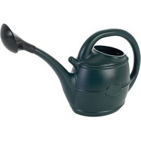 1 x 10 Litre Green Lightweight Watering Cans With Sprinkler Heads and Handles