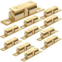 10 Pack Cabinet Door Locks, Ball Tension Lock, Solid Brass Ball Catch, Adjustable Tension, rv Cabinet Locks and Latches for Cabinets,35mm