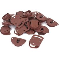 10 Pairs Sliding Closet Door Rollers Wardrobe Cabinet Wheel Guide Pulley Gear Pinion