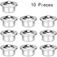 10 Pieces Furniture Ball Casters, Ball Transfer Casters, Swivel Casters on Balls, Ball Casters, for Treadmill Transmission Furniture Sofa