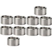 10 Pieces Spacer Washer 15mm OD 12mm ID Stainless Steel Washer Spacer for Home and Car Accessories Flat Washers (3515-0015-0080)