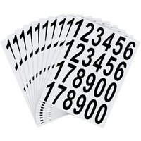 10 Sheets Mailbox Number Stickers, Waterproof Self Adhesive Stickers for Mailbox Home Door Address Number Indoor or Outdoor (5cm)