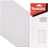 10 X Makita 120 Grit Medium 93 X 230mm 1/3 Sheet Sander Sanding Sheet Metal Wood 10 X Makita 120 Grit Medium 93 X 230mm 1/3 Sheet Sander Sanding Sheet Metal Wood