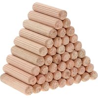 Aougo - 1000 Pieces Dowels Hardwood Dowels Beech Dowels for Furniture Craft and diy Projects 8x40mm