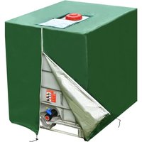 1000L Anti uv 420D Tank Cover with Zipper and Drawstring ibc Container Lid Water Tank