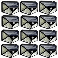 100LED Solar Light IP65 Waterproof Outdoor - 12 Pack
