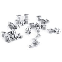 100pcs M3 Flat Head Screws, Countersunk Head Screws, Machine Screws, SS304 Stainless Steel Bolts (4mm)