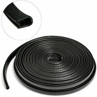 10m Universal U-Shaped Rubber Door Edge Protectors for Car