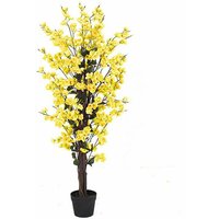 120cm Artificial Yellow Blossom Tree