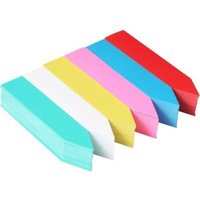 120x Garden Plant Labels 2x10cm Plastic Seedling Labels 6 Colors