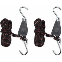 1/4 Inch Rope Ratchet Straps For Grow Light 2 Pcs Adjustable Hook Rope