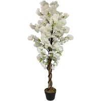 150cm Artificial White Cherry Blossom Tree