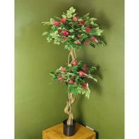 Leaf - 150cm Pink Japanese Artificial Silk Bougainvillea Tree
