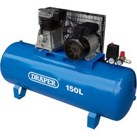 Draper - 150L Stationary Belt-Driven Air Compressor (2.2kW) (55304)