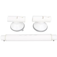 17.72in Shower Grab Bar Non Slip Suction Cup Shower Handle No Drilling Bathroom Security Bar for The Elderly Pregnant Women Children