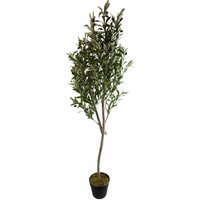 Leaf - 180cm Artificial Natural Look Olive Tree with Wooden Trunk