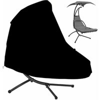 185x116x198cm Oxford Fabric Hanging Chair Cover, Suitable for Garden Swing, Balcony, Lawn and Furniture Protection