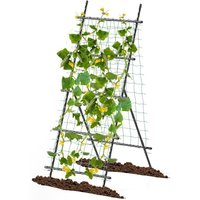 190 cm Tall Garden Trellis Vertical Plant Support Stand w/ Netting