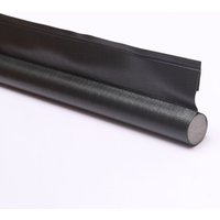 Cyslmuk - 1pc 96cm(black)One-sided Door Bottom with Self-Adhesive Seal Weather Stripping Door Seal Strip Door Draft Stopper Protection Against Drafts