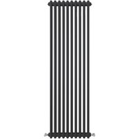 Acezanble - Vertical Traditional Cast Iron Style Radiator 1500x470mm 3 Column Black