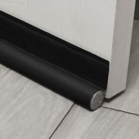2 Black Door Bottom Sealing Strips, Sound Insulation, Windshield Gap, Thermal Insulation, Dust and Insect-proof Strips
