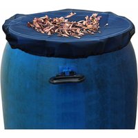 Héloise - 2 Pack Rain Barrel Mesh with Drawstring, Water Catch Bucket Tank Protector, Rain Bucket Mesh Screen Cover for Outdoor Garden, 95cm/37.4inch