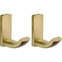 2 Pack Ratchet Towel Hooks Antique Brass Bathroom Kitchen Closet Multifunctional Coat Hook Wall Mounted Hook Brushed Bronze MUMU