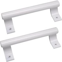 2-piece 200mm aluminum sliding door handle, modern metal handle for balcony glass doors, bathroom sliding doors