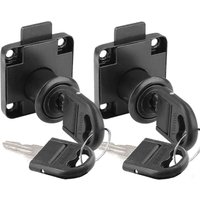 2-Piece Cam Lock with Matching Key, Furniture Locks, Locker Locks, Mailbox Lock, Cabinet Security Lock for Cupboard, Drawer, Storage Cabinet, Drawer,