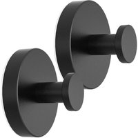 2 Stainless Steel Unique Wall Hooks – Coat & Bathroom Hanging