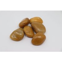 Aquagart - 200 kg Polished pebbles River pebble Pebbles Garden gravel Ornamental gravel Yellow