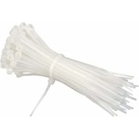 200 mm x 2.5 mm cable ties, nylon cable ties, 200 mm cable ties, white, pack of 600
