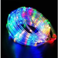 20m Solar String Lights, 200 LED Multicolor PVC Outdoor Light Tube IP68 Waterproof for Christmas Party New Year Outdoor Lighting Fence Garden Patio