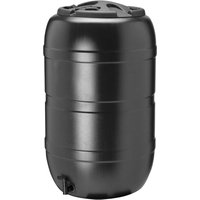 Water Butts Direct - 210L Standard Barrel Water Butt in black