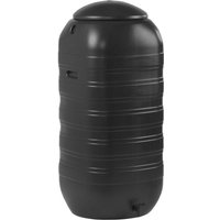 Water Butts Direct - 250L Slimline Water Butt With Tap and Lid black