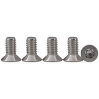 25pcs M4 x 12 Countersunk Head Screws 304 Stainless Steel Torx Screws Machine Screws Standard Drive Fully Threaded Screws For Machine Equipment and