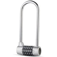 2.75 inch beam lock cabinet door password gym 5-digit solid combination lock resettable zinc alloy padlock
