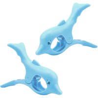 2pcs Jumbo Size Towel Clips for Beach Chair, Swimming Pool Accessories for Chairs, Household Clamp