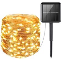 Solar String Lights, 10m, 100 LED, 8 Modes, IP65 Protection, Suitable for Christmas Trees, Gardens, Balconies, Decorations