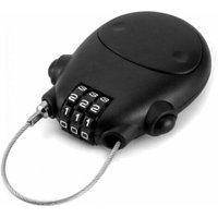 3-Digit Combination Cable Lock with Metal Wire for Bicycles, Motorcycles, Luggage, etc.