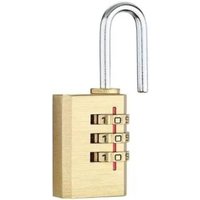 3-Digit Combination Padlock, Code Lock for Sports Locker Room, Middle School, High School, Outdoor Combination Lock, Garden Shed