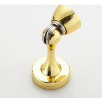 Dewdat - 3 Pack Stainless Steel Magnetic Door Stops with Soft Close for Heavy Duty Wall DoorㄗGoldㄘ