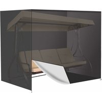 Héloise - 3 Seater Garden Swing Cover 220x125x175Cm Waterproof Oxford Anti-UV Swing Seat Cover Outdoor Swing Cover