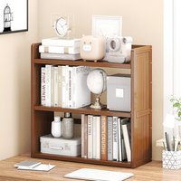 3-Tier Bamboo Desktop Bookshelf
