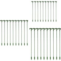 Tinor - 30 Pcs Garden Plant Stakes Single Stems Flower Stakes Orchid Peony Lily Rose