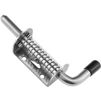 Gotrays - 304 Stainless Steel Spring Latch, 128mm, Cylinder Bolt Metal Lock