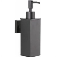 Csparkv - 304 Stainless Steel Wall Mounted Soap Dispenser - Matte Black - for Daily Use