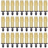 Tinor - 30Pcs Adjustable Copper Atomizing Nozzle Drip Irrigation Sprayer 4/7mm Atomization Micro Sprinkler Irrigation Equipment Cooling Garden